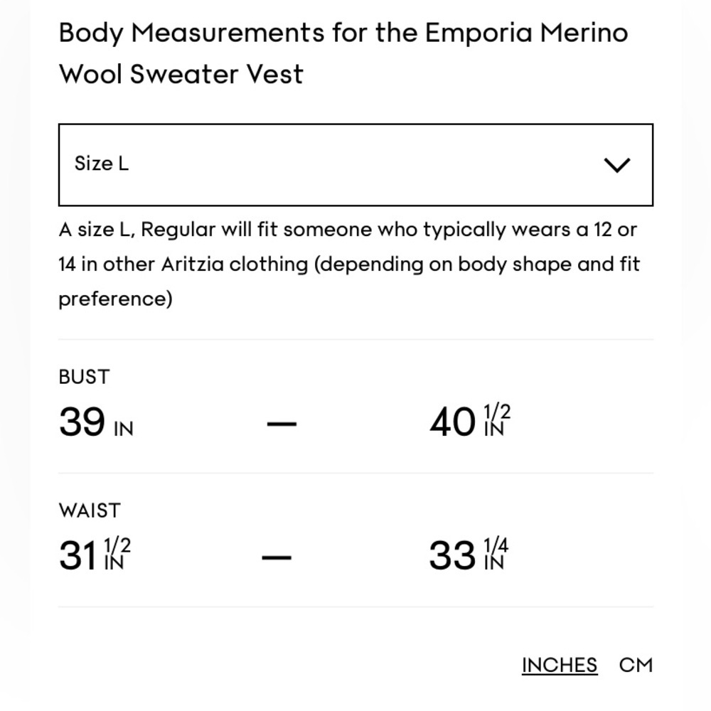 New Aritzia Emporia Merino Wool Sweater Vest - Picture 9 of 10